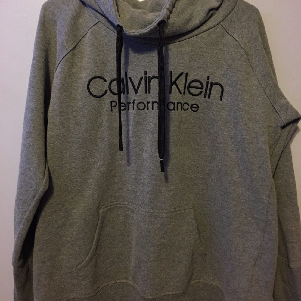 Grey Calvin Klein hoodie - Picture 2 of 2